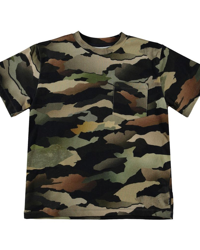 molo-ROD Blue Camo T-Shirt-1w22a216-6670