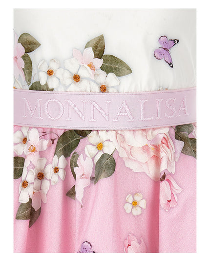 monnalisa-11c924-3672-9990-Pink & White Floral Dress