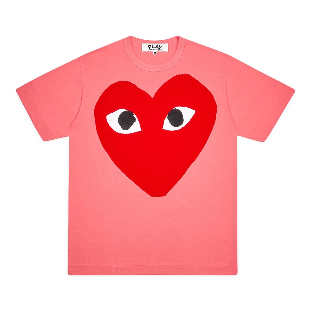 comme-des-garcon-Pink Heart T-Shirt-az-t273-051-3
