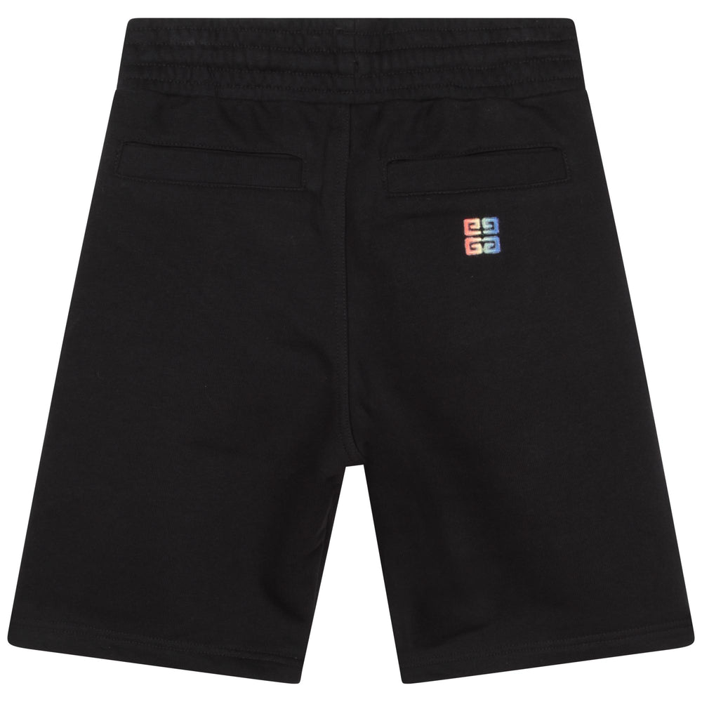 givenchy-h24213-09b-kb-Black Logo Shorts
