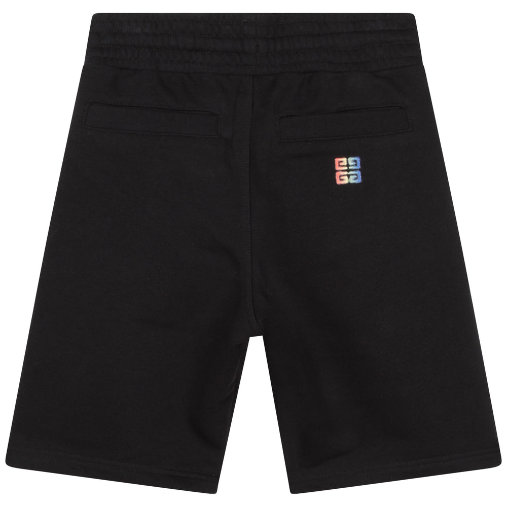 givenchy-h24213-09b-kb-Black Logo Shorts