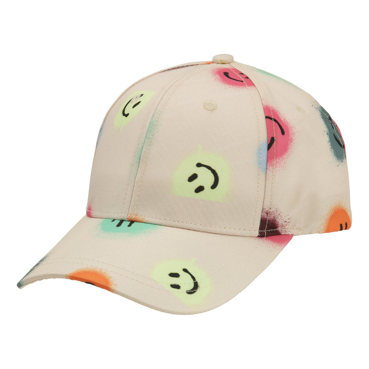 molo-Beige Happy Dots Hat-7s23y306-6701