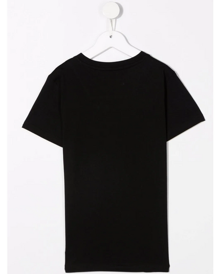 philipp-plein-Black Skull Logo T-Shirt-2mm002-laa24-60100