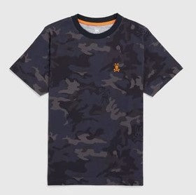 psycho-bunny-b0u945u1pc-410-Navy Allen Camo T-Shirt