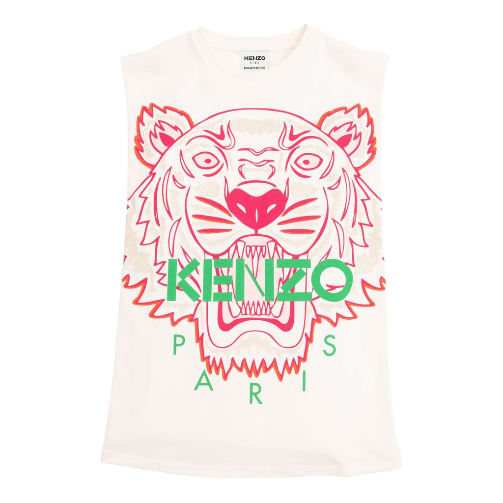 kenzo-Off White Tank Top-k12251-152