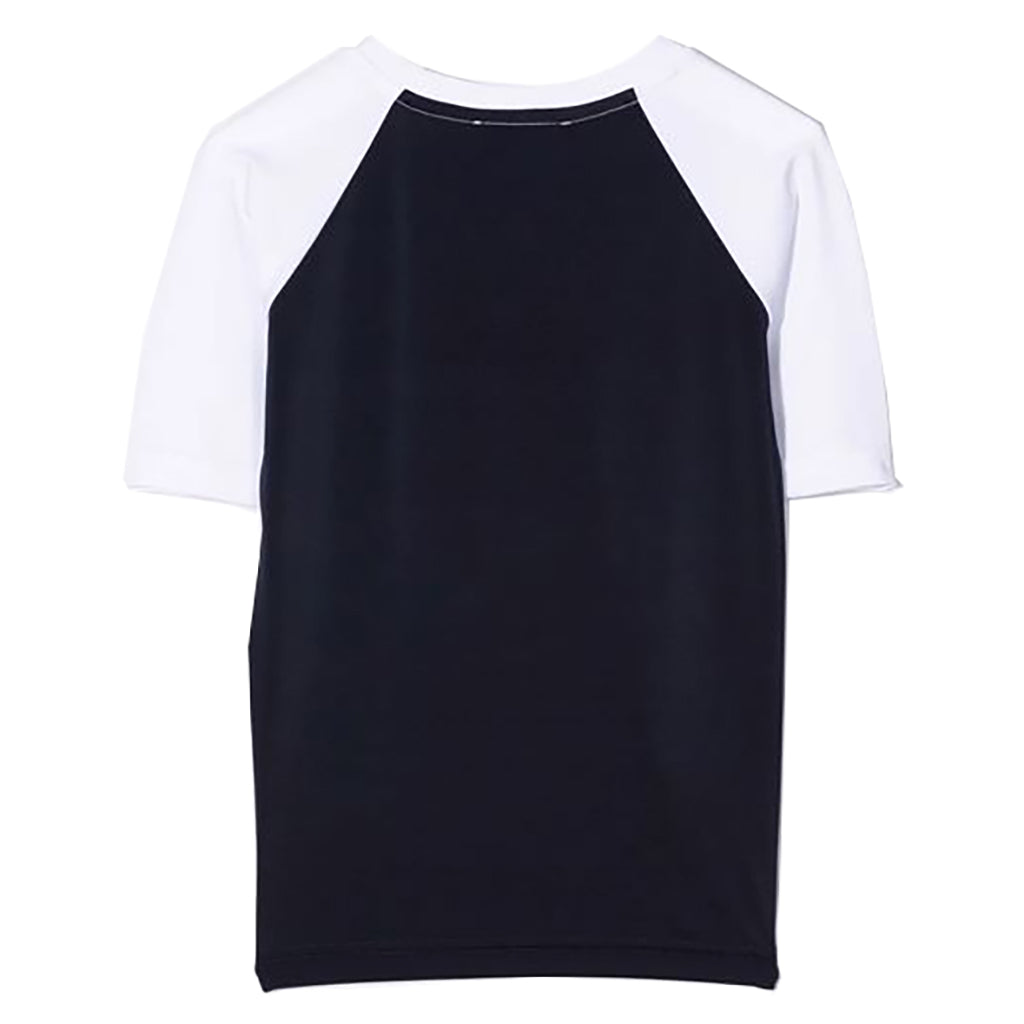 armani-White & Blue Swim T-Shirt-408508-2r215-01438
