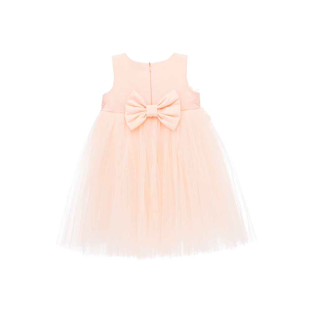 kids-atelier-tulleen-baby-girl-peach-sleeveless-floral-tulle-dress-ss19601-salmon