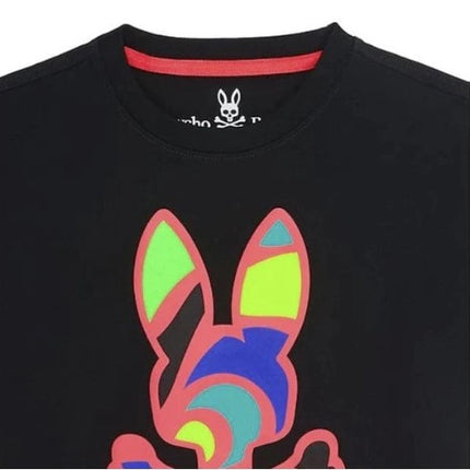 psycho-bunny-b0u112w1pc-001-Black Hilsboro Graphic T-Shirt
