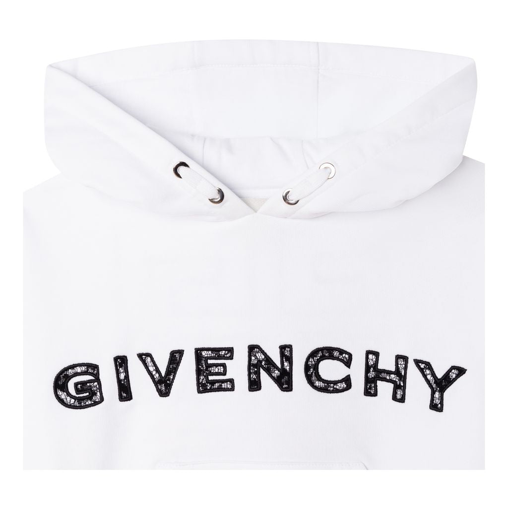 White Hooded Sweatshirt