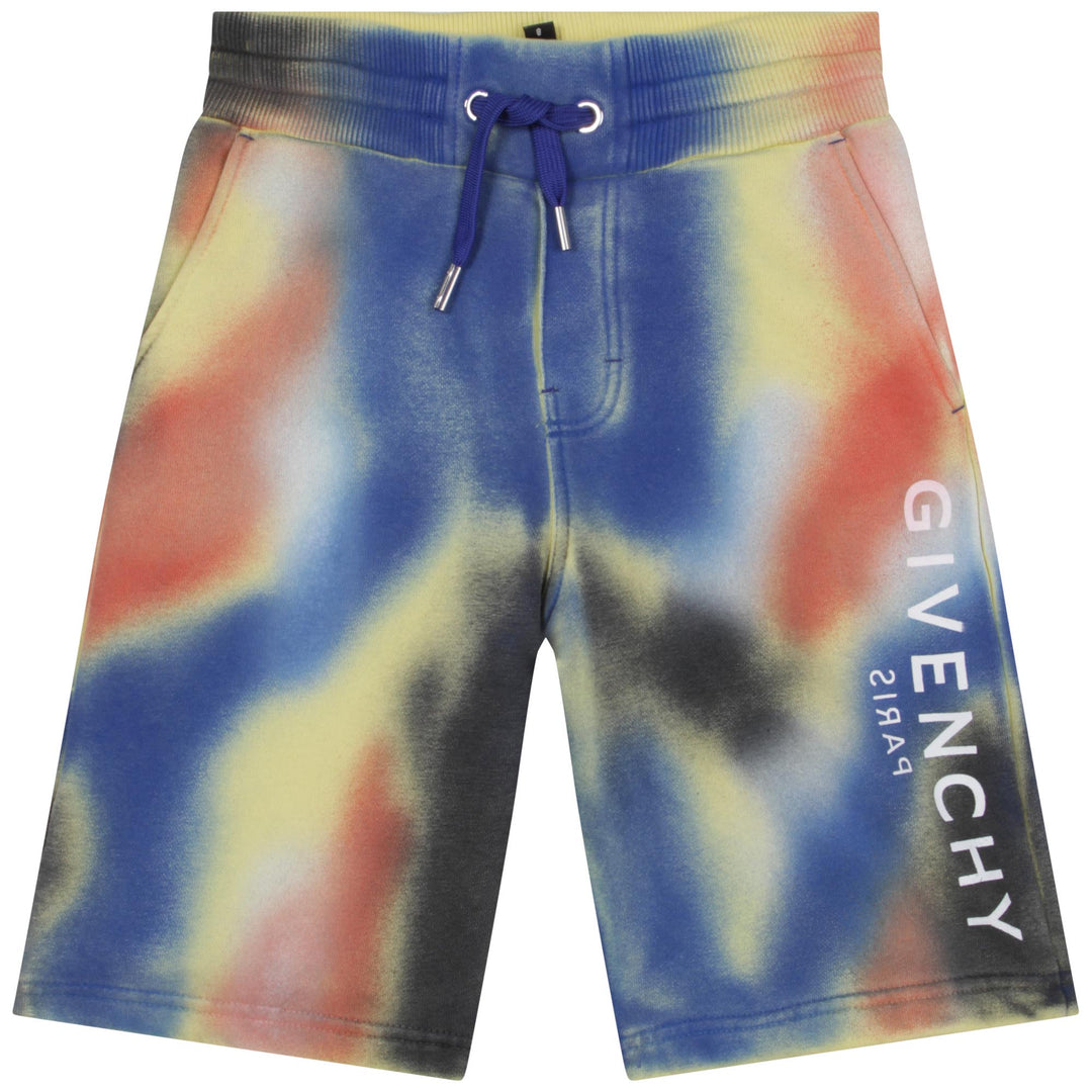 givenchy-h24217-z41-kb-Multicolor Logo Shorts