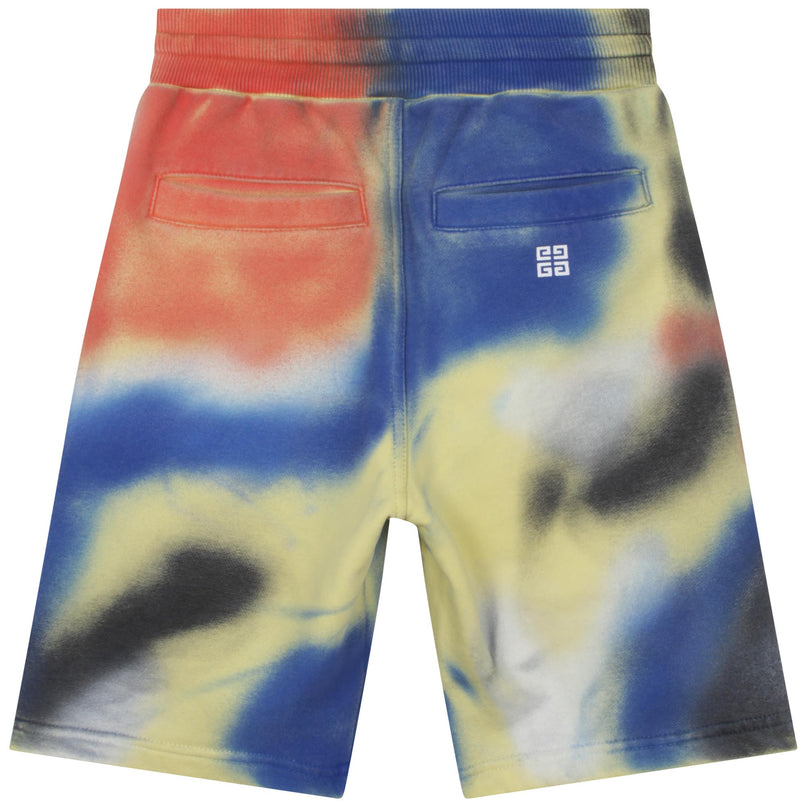 givenchy-h24217-z41-kb-Multicolor Logo Shorts