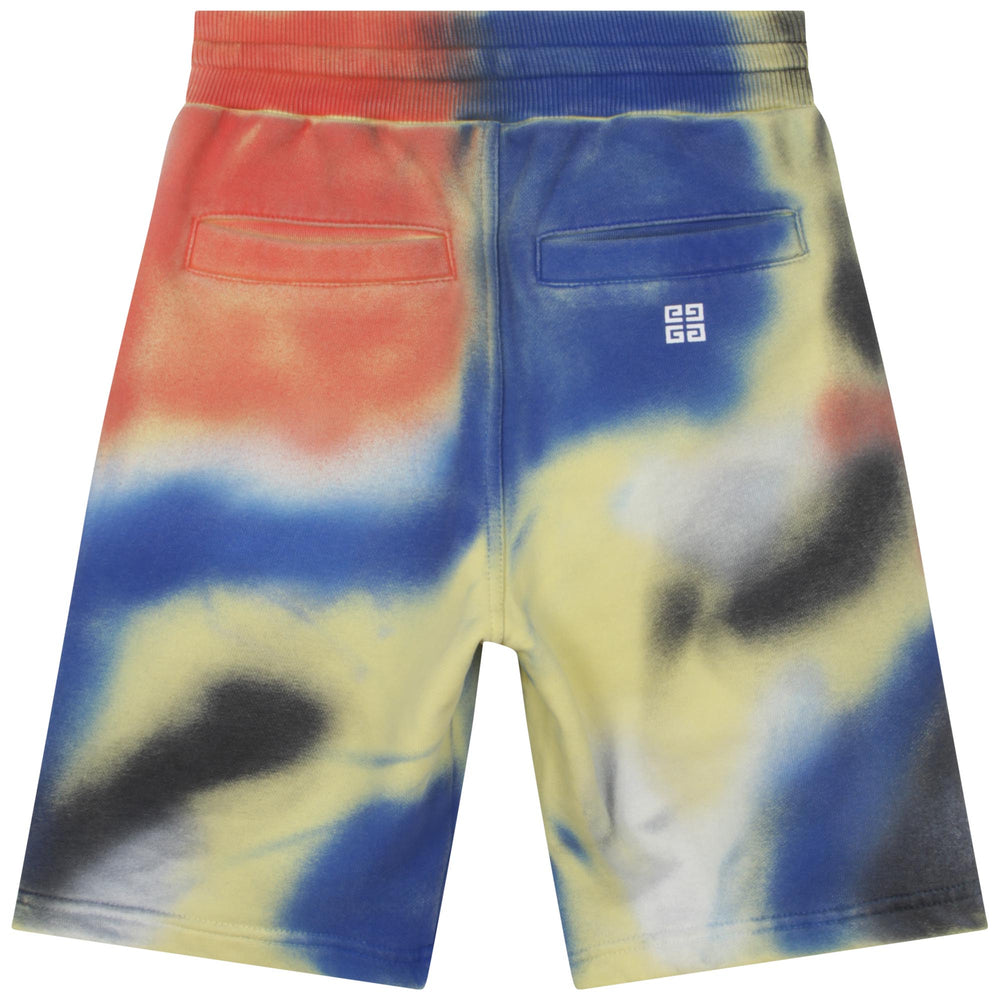 givenchy-h24217-z41-kb-Multicolor Logo Shorts