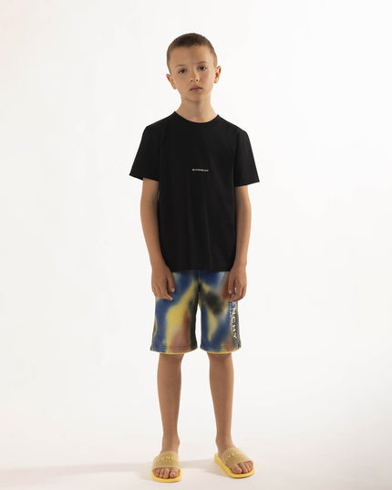 givenchy-h24217-z41-kb-Multicolor Logo Shorts