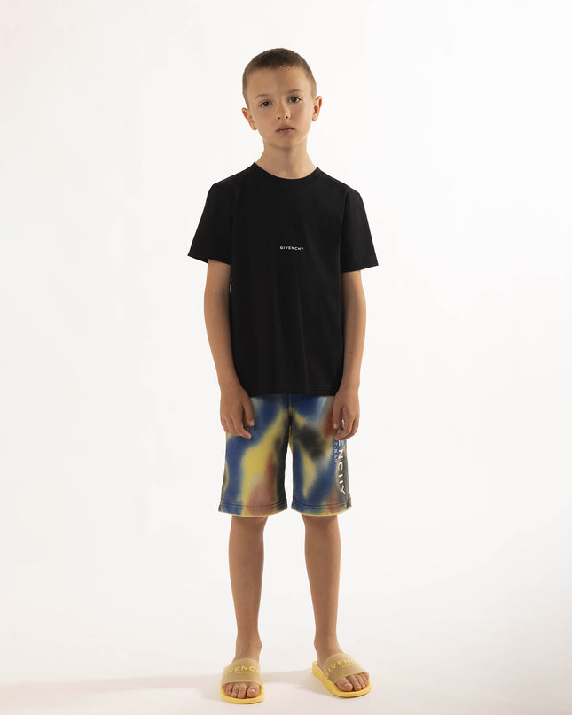 givenchy-h24217-z41-kb-Multicolor Logo Shorts