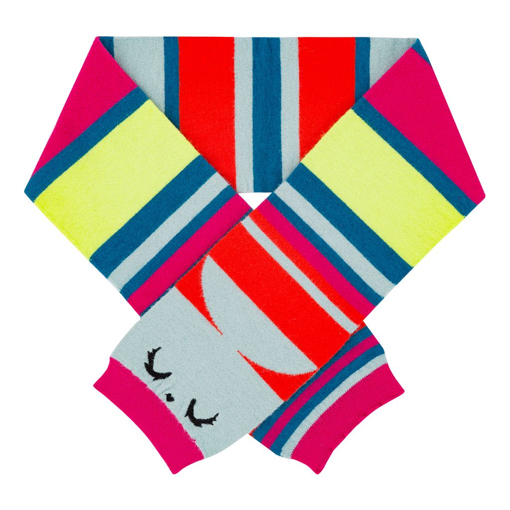 Deux Par Deux Multicolor Knit Scarf-Accessories-Deux Par Deux-kids atelier