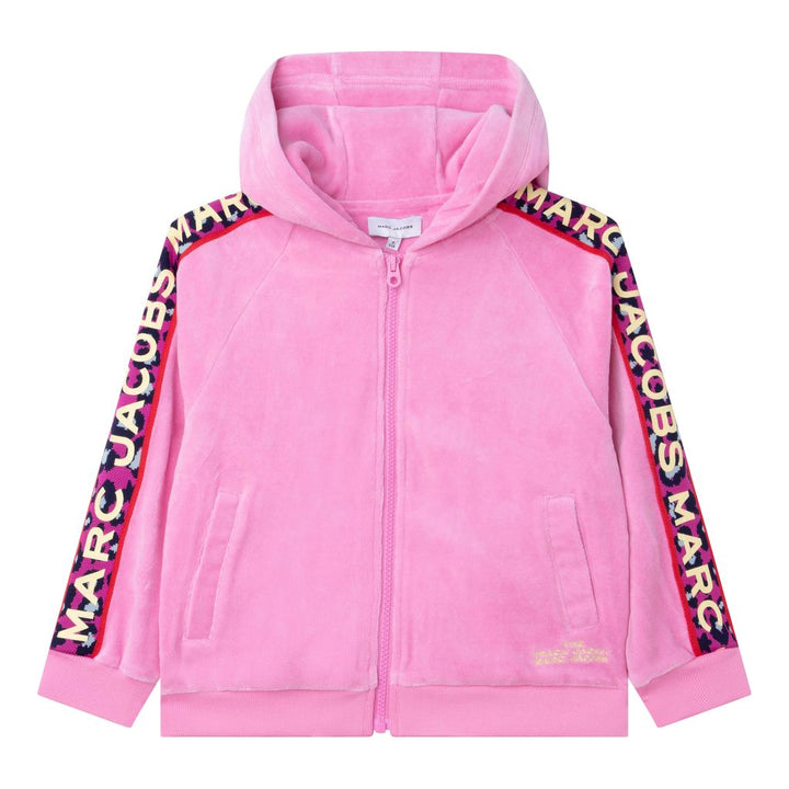 mj-w15626-465-Pink Zip-Up Hoodie