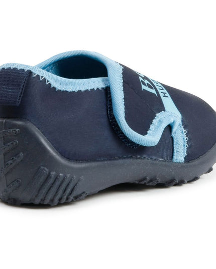 boss-Navy Logo Sneakers-j09145-849