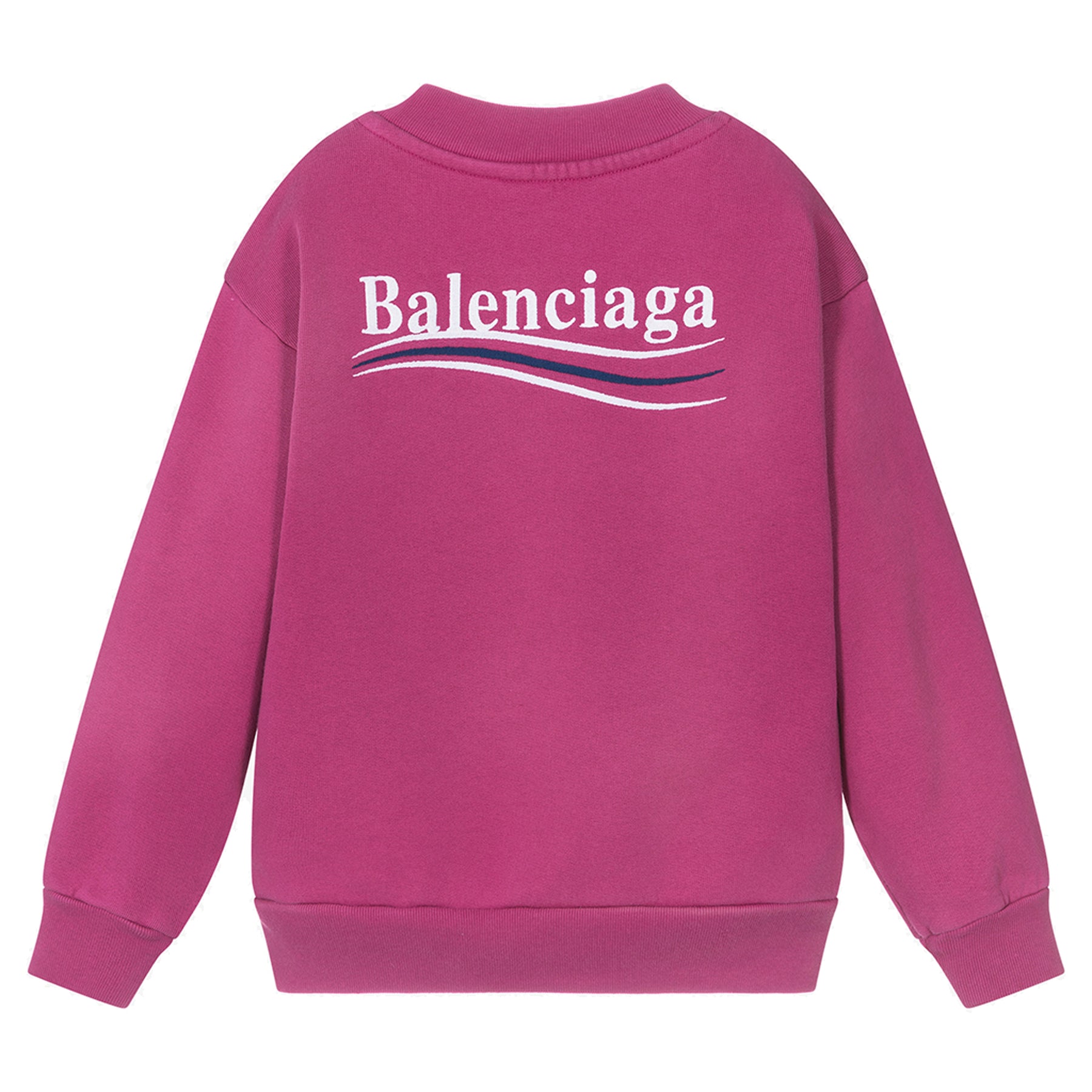 Balenciaga crew hoodie pink sale