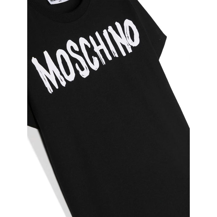 moschino-Black Logo T-Shirt-h7m03l-laa01-60100