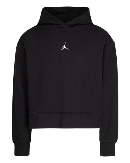 jordan-Black Jumpman Cropped Hoodie-35a858g-023