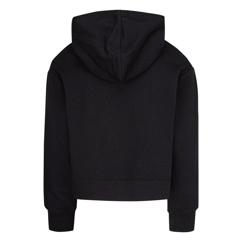 jordan-Black Jumpman Cropped Hoodie-35a858g-023