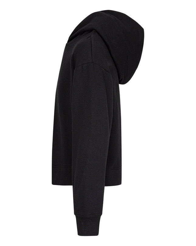 jordan-Black Jumpman Cropped Hoodie-35a858g-023