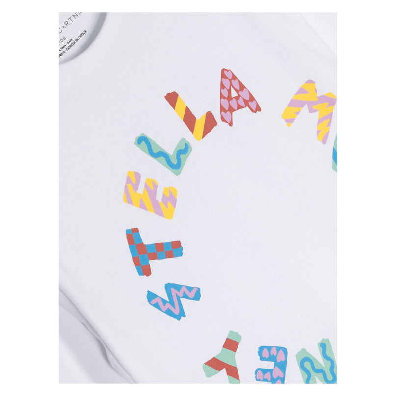 stella-White Logo T-Shirt-tu8b51-z0434-100