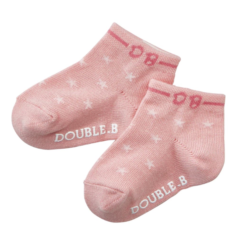 miki-Pink Double B Socks-64-9621-826-08