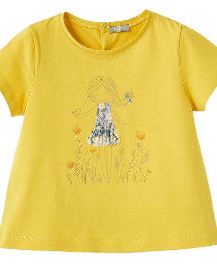 Yellow Girl Graphic T-Shirt