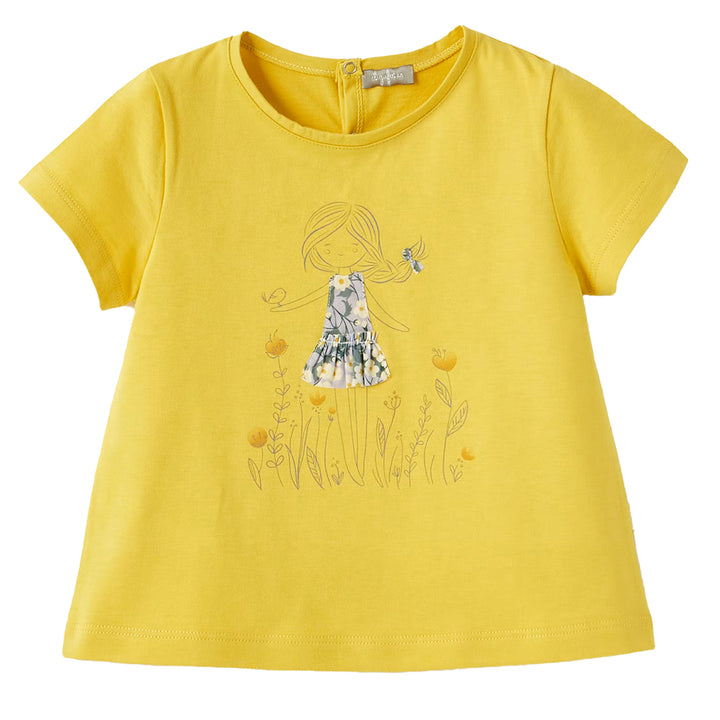 Yellow Girl Graphic T-Shirt