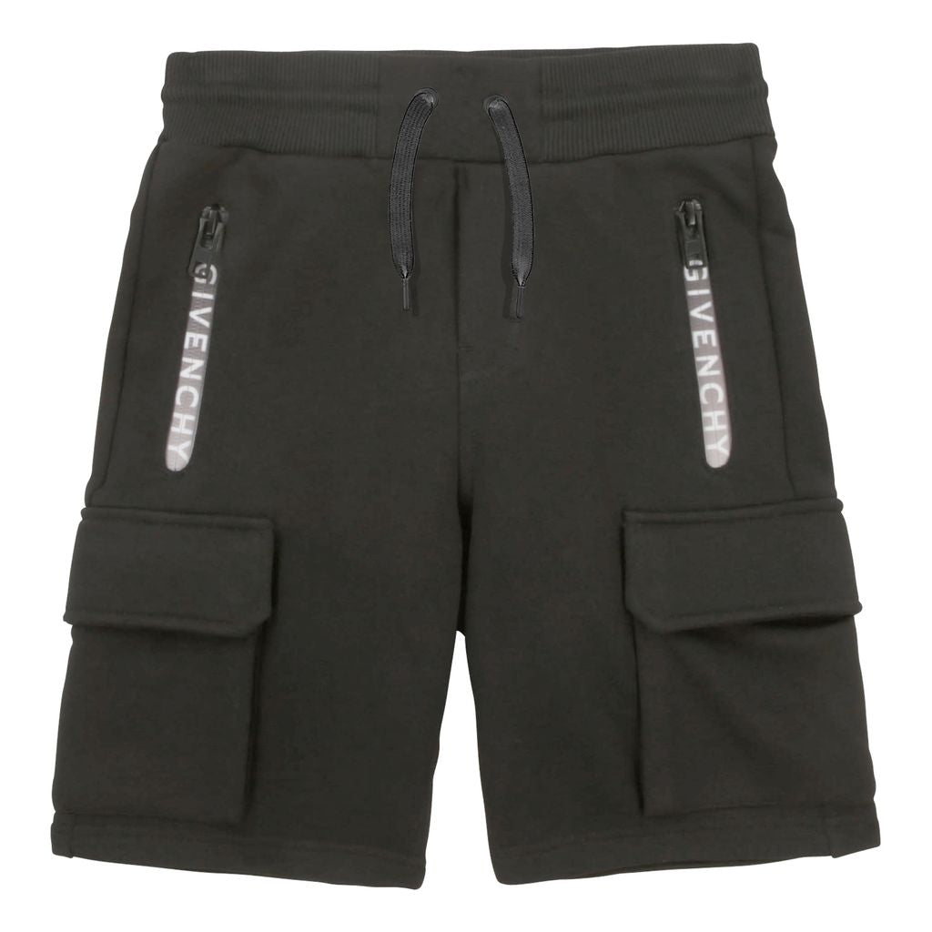 givenchy-black-zip-logo-shorts-h24121-09b