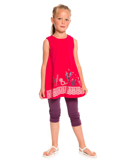 Deux Par Deux Azalea Tunic & Capri Jersey Set -a30h175-704-