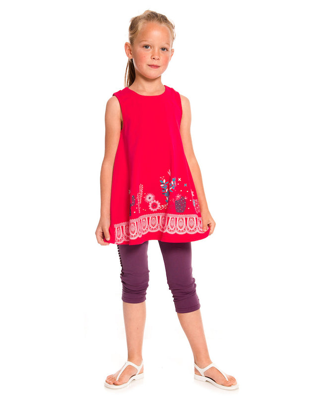 Deux Par Deux Azalea Tunic & Capri Jersey Set -a30h175-704-