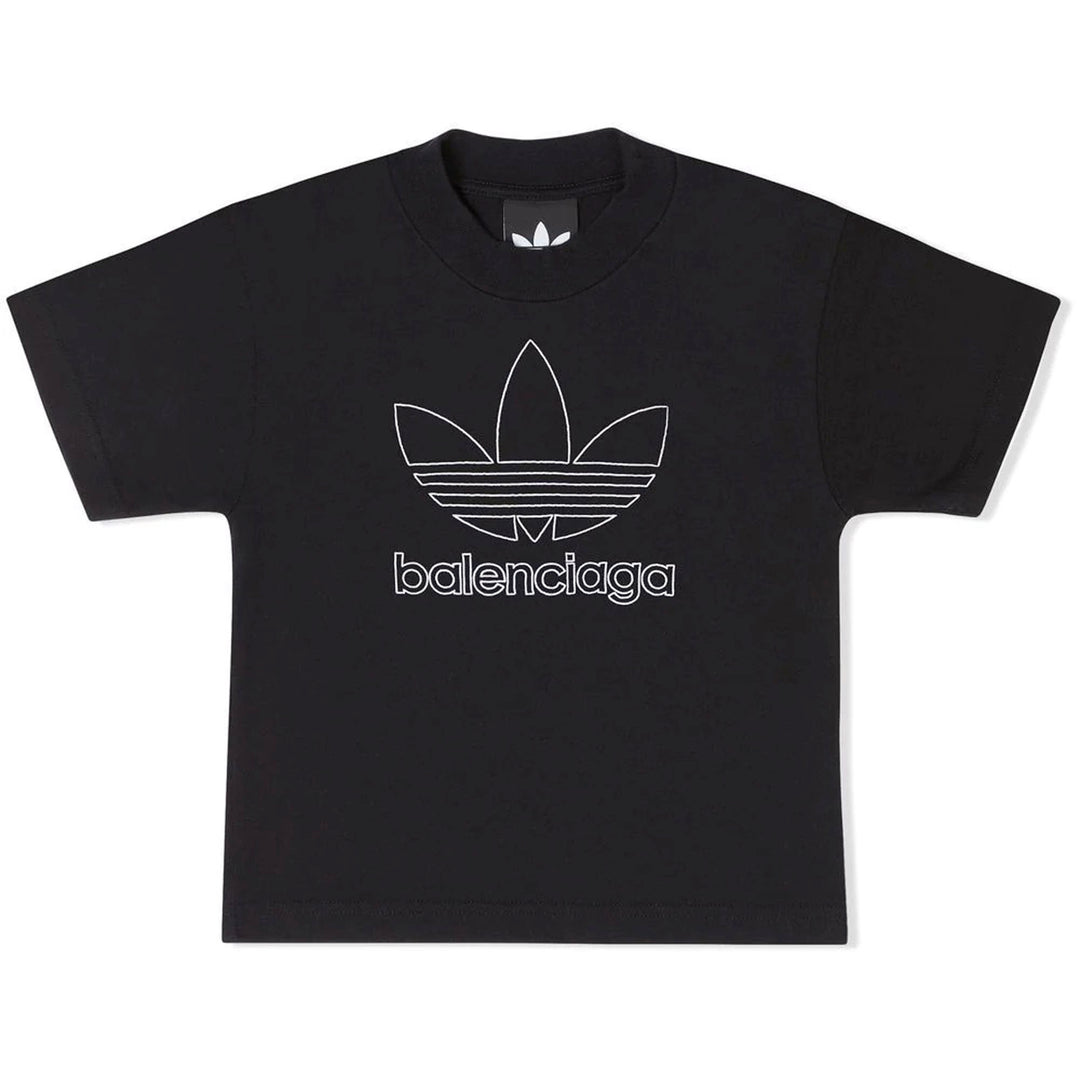 balenciaga-Black Balenciaga x Adidas T-Shirt-731833-tnvt3-1070