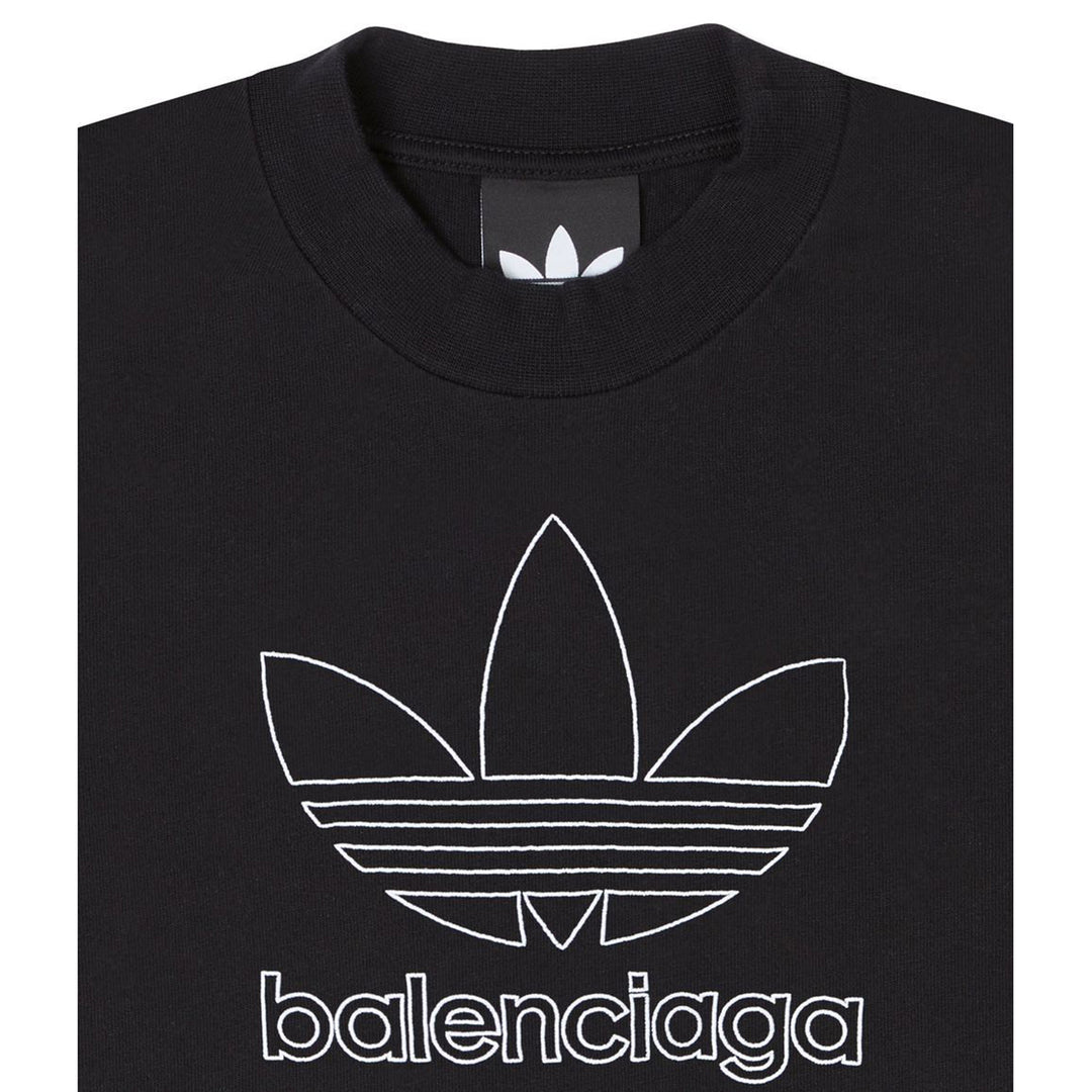 balenciaga-Black Balenciaga x Adidas T-Shirt-731833-tnvt3-1070