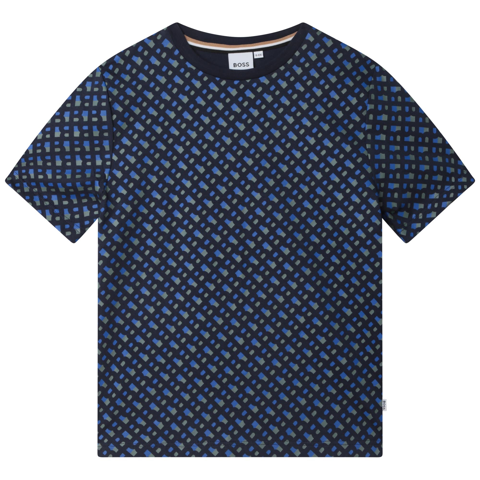 BOSS Kidswear logo-print track shorts - Blue