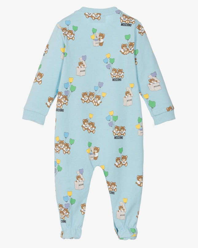 moschino-Sky Blue Teddy & Balloon Logo Babygrow-mut03m-lcb38-83439