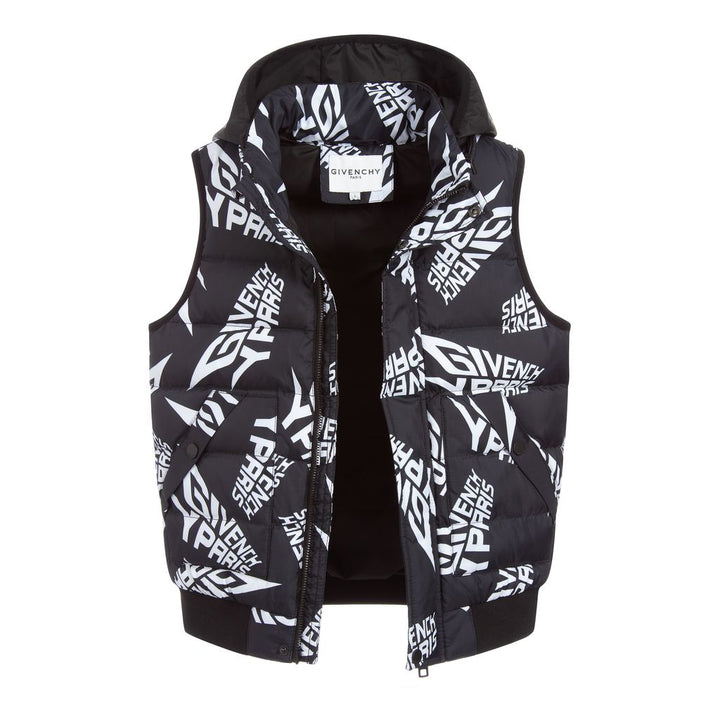 givenchy-Black Sleeveless Puffer Jacket-h26068-09b