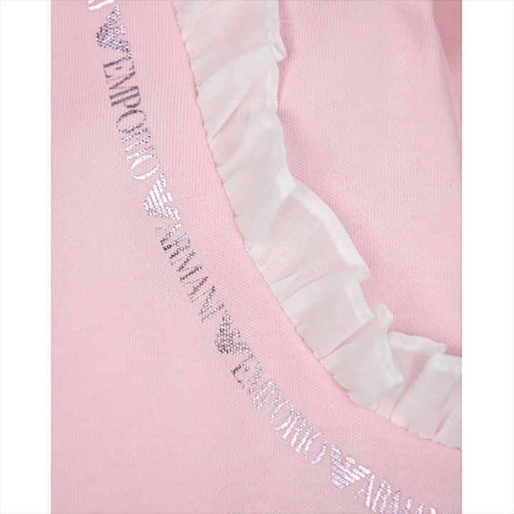 armani-Pink Logo Bodysuit-6hev01-3j3qz-0355