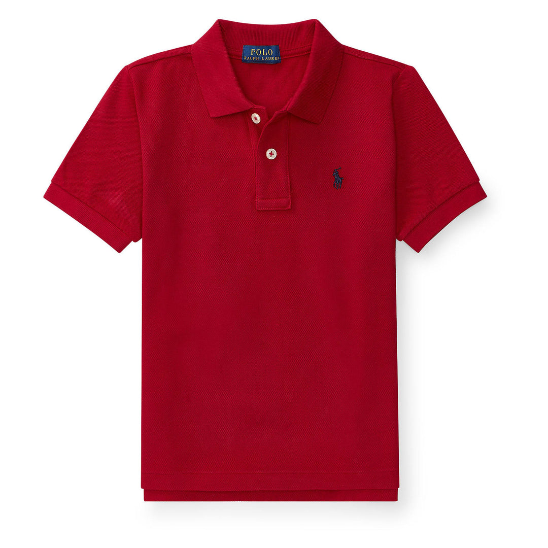 boys red polo
