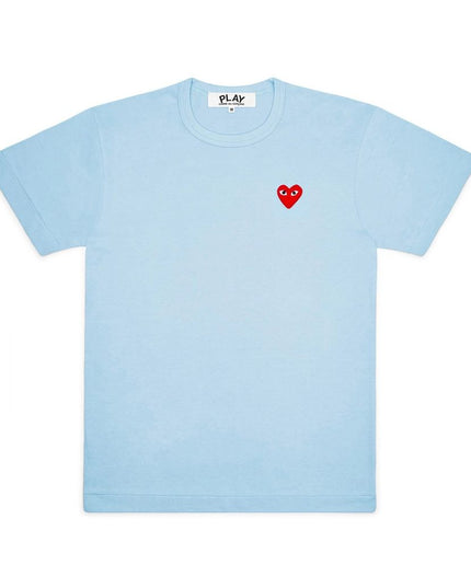 comme-des-garcons-Blue Mini Heart T-Shirt-az-t271-051-1