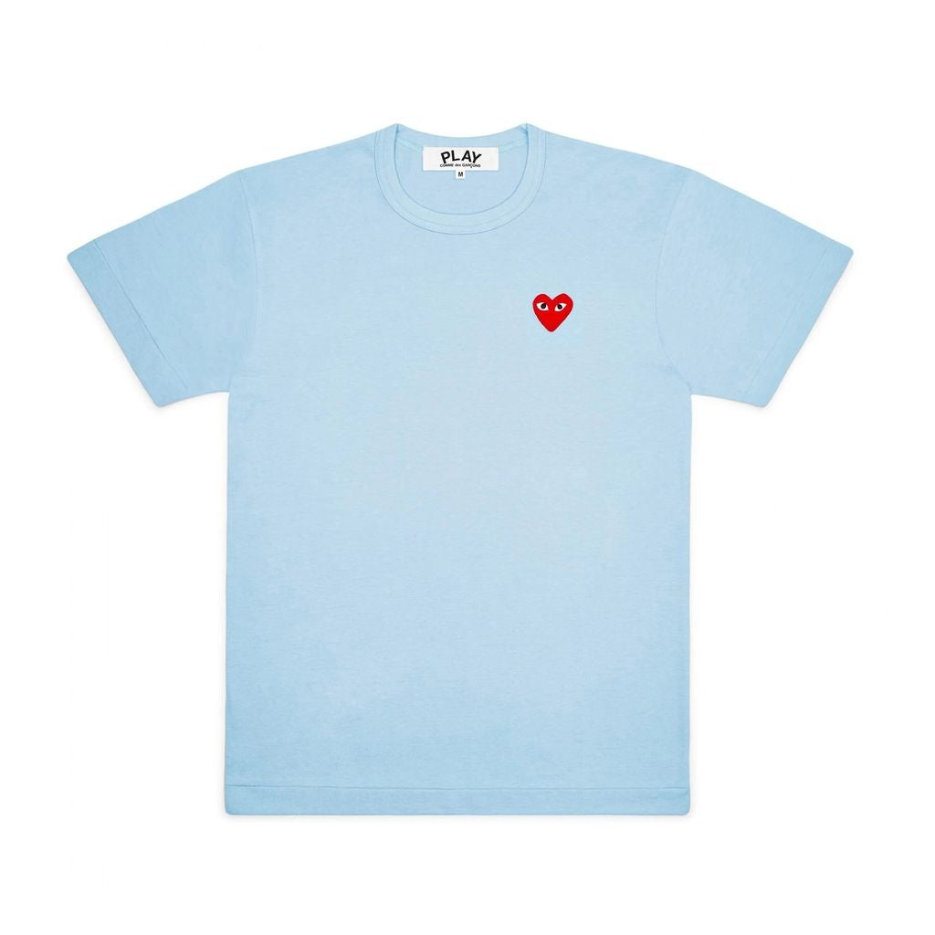 comme-des-garcons-Blue Mini Heart T-Shirt-az-t271-051-1