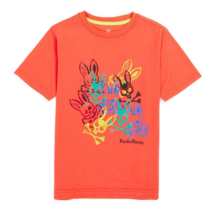 psycho-bunny-Orange Chrystie T-Shirt-b0u893u1pc-823