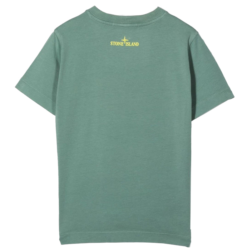 stone-island-Green Finger Print T-Shirt-771621053-v0055