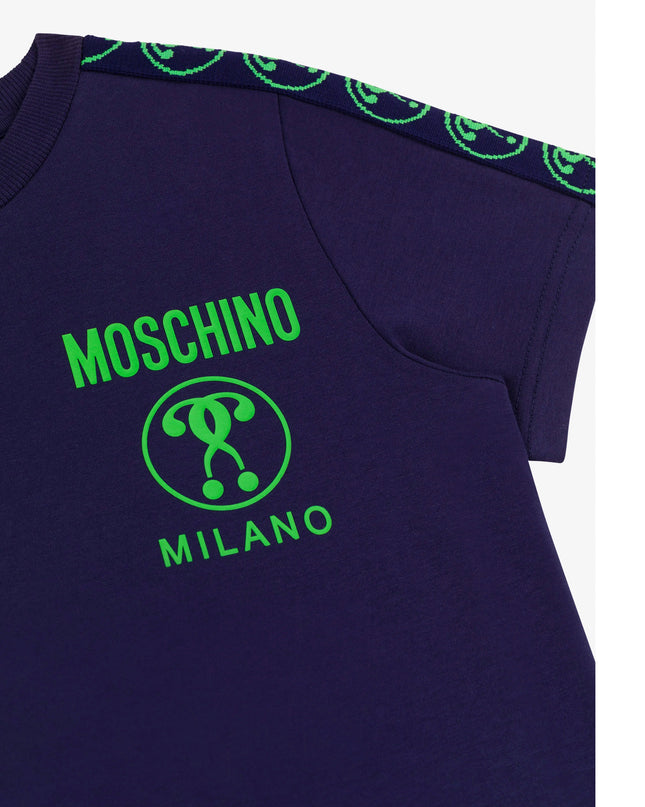 moschino-Navy Blue Logo T-Shirts-hmm03v-lba10-40016