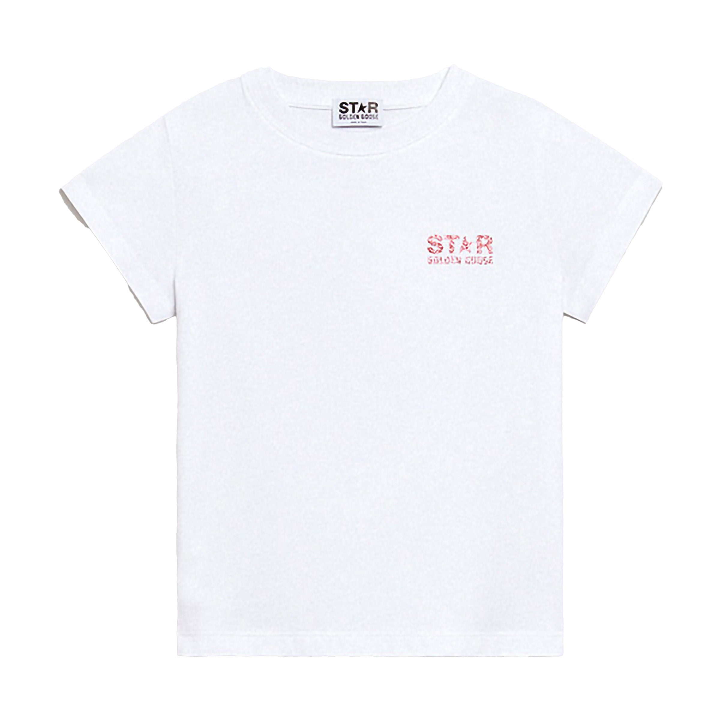 White Pink Star T Shirt kids atelier