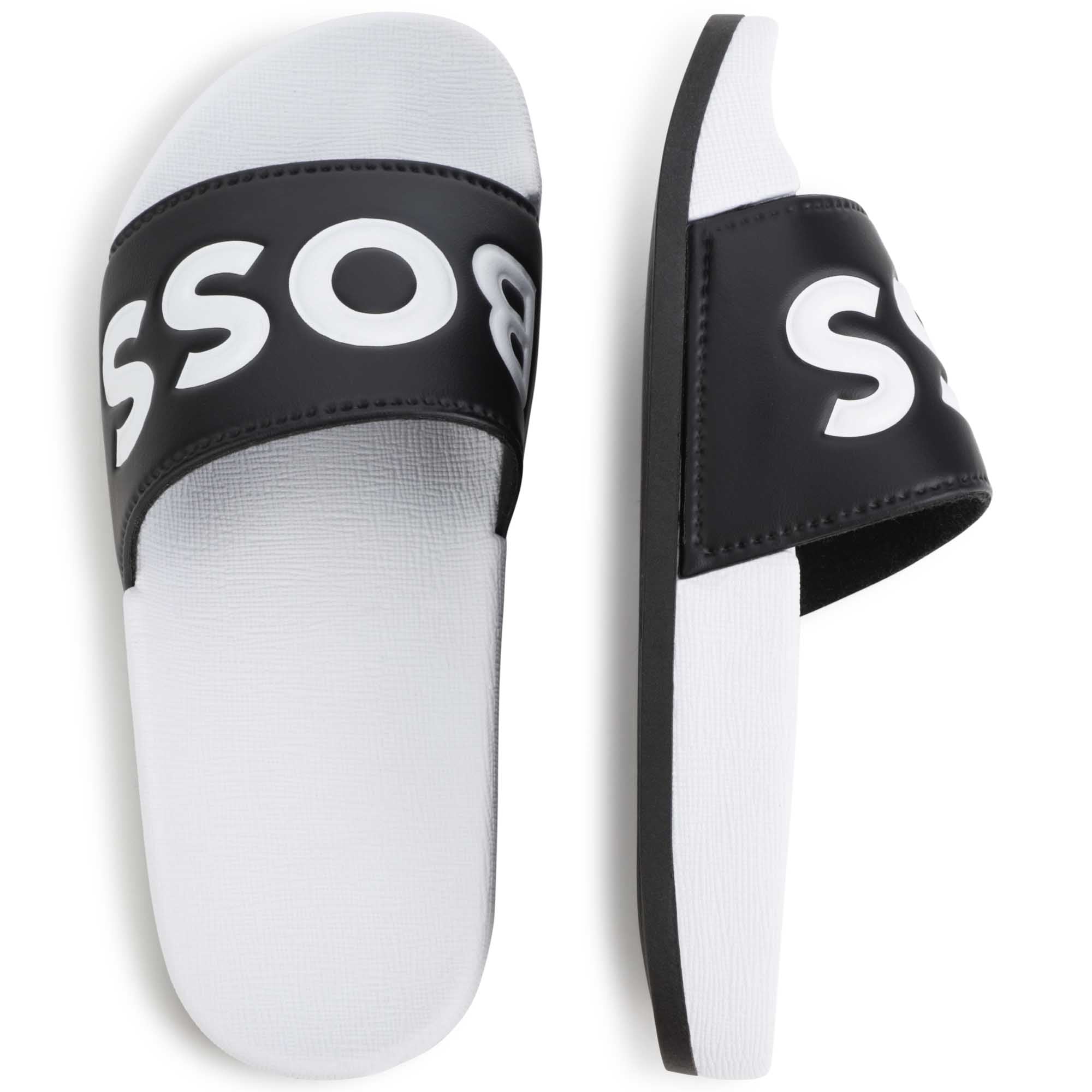 Hugo boss slides white outlet