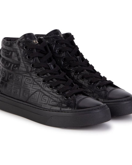 givenchy-h29075-09b-Black Debossed Logo Print