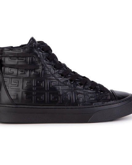 givenchy-h29075-09b-Black Debossed Logo Print