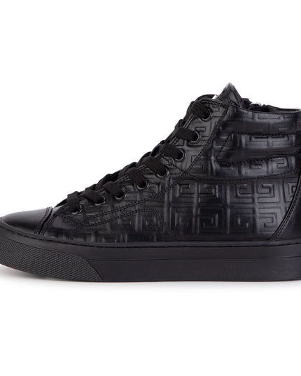 givenchy-h29075-09b-Black Debossed Logo Print